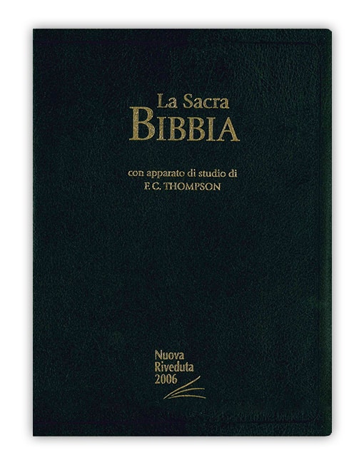 BIBBIA THOMPSON: N.R. Ed. da studio 2006, pelle, angoli arr