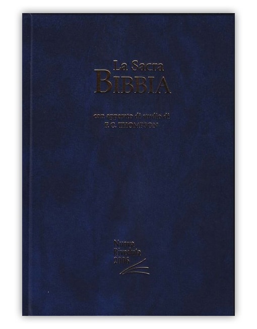 BIBBIA THOMPSON: N.R. Ed. da studio 2006, cop. rigida blu - Cod