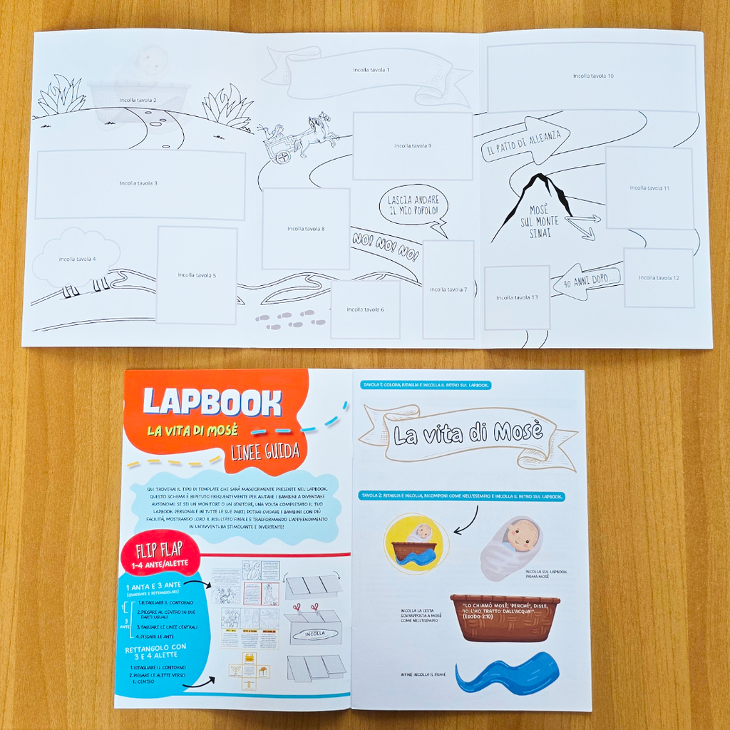 LAPBOOK - LA VITA DI MOSE'