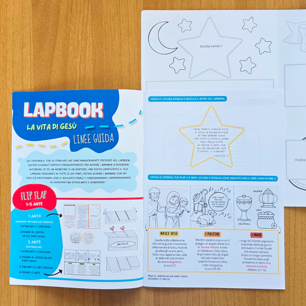 LAPBOOK - LA VITA DI GESU'