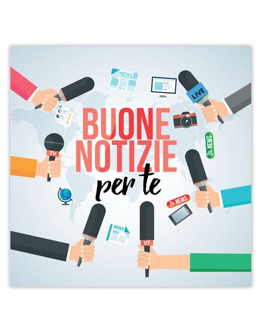 BUONE NOTIZIE PER TE (200 pieghevoli)