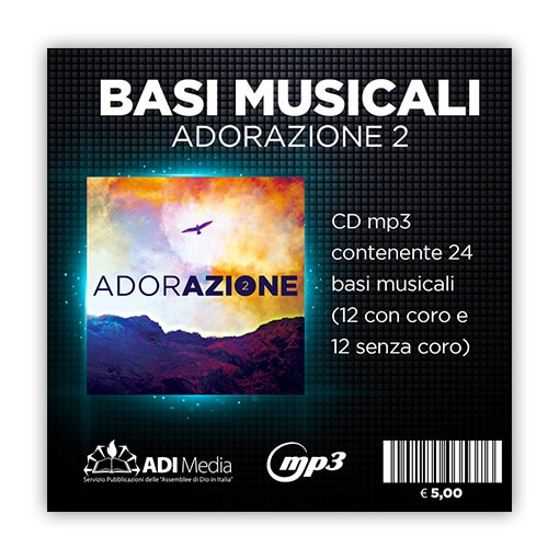 ADORAZIONE 2 - CD MP3 CON 24 BASI MUSICALI