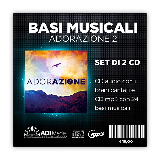 ADORAZIONE 2 - CD AUDIO + CD MP3 CON 24 BASI MUSICALI