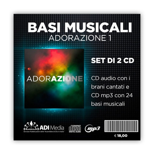 ADORAZIONE 1 - CD audio + CD mp3 basi musicali