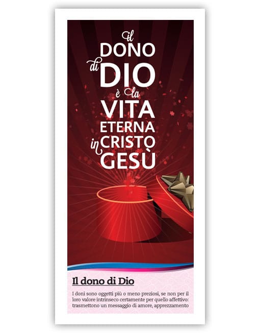 IL DONO DI DIO (ROSSO) (500 volantini)