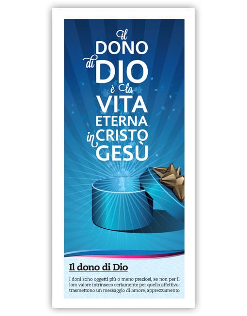IL DONO DI DIO (BLU) (500 volantini)