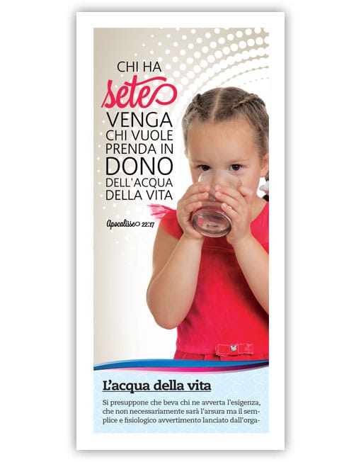 L'ACQUA DELLA VITA (500 volantini)