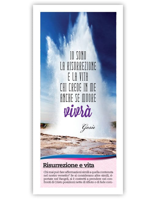 RISURREZIONE E VITA (500 volantini)
