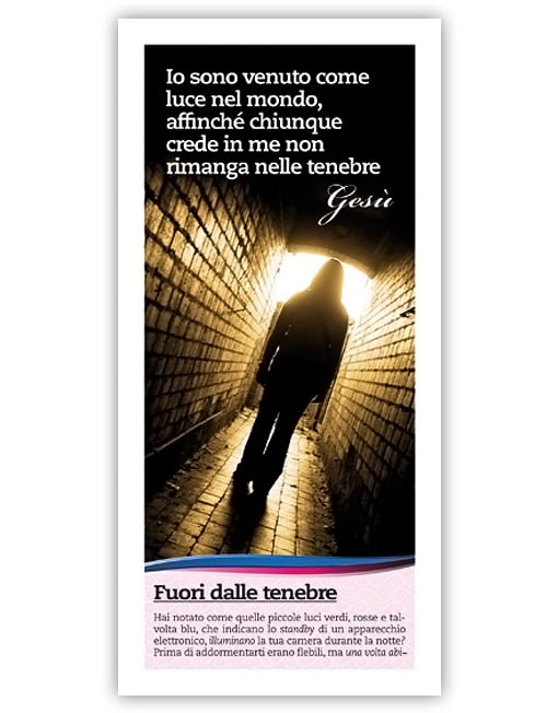 FUORI DALLE TENEBRE (500 volantini)