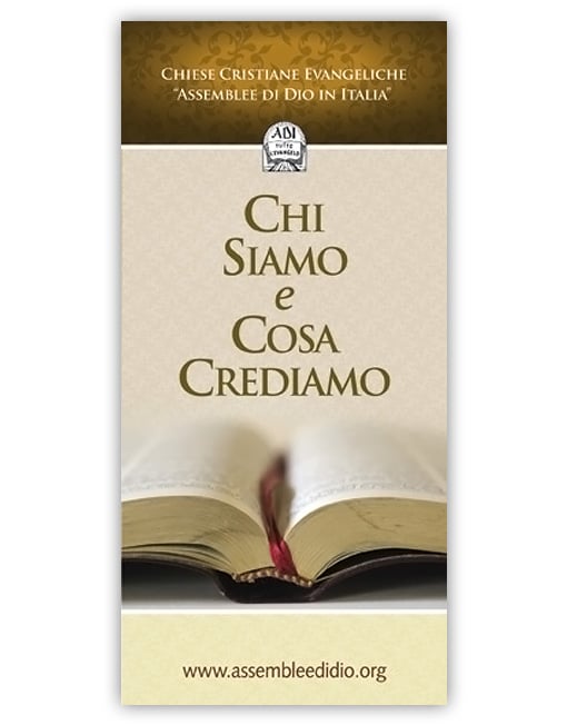 CHI SIAMO E COSA CREDIAMO (200 pieghevoli)