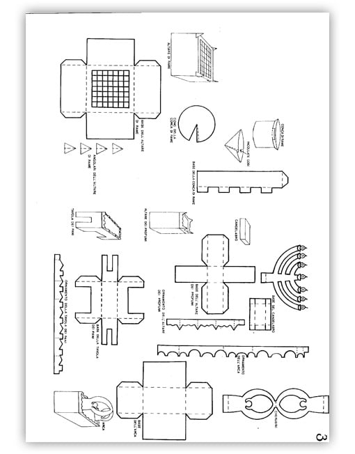 CARTAMODELLO DEL TABERNACOLO