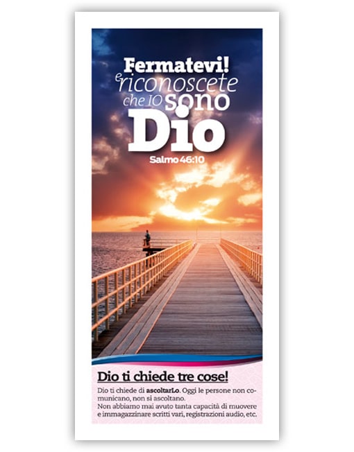 DIO TI CHIEDE TRE COSE! (500 volantini)