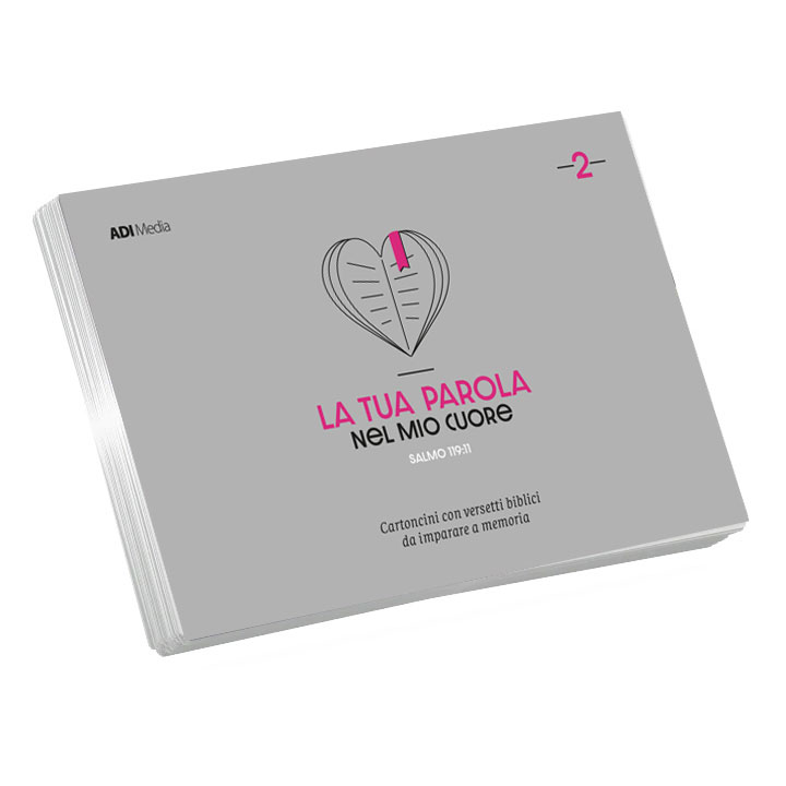LA TUA PAROLA NEL MIO CUORE Set di cartoncini con versetti biblici - VOL. 2