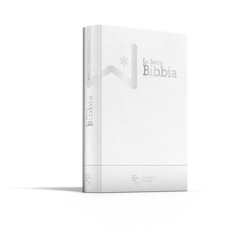 BIBBIA N.R. MEDIA PELLE BIANCA NUOVA EDIZIONE
