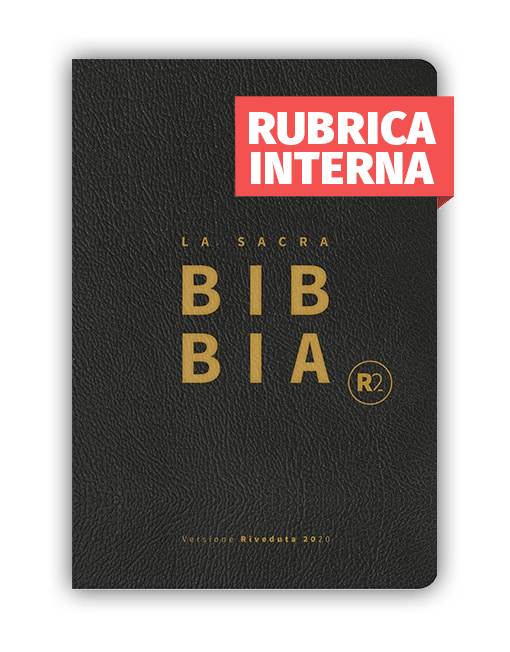 BIBBIA RIVEDUTA 2020 (R2) Tascabile, Pelle Nera, Cerniera e Rubrica