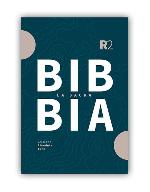 BIBBIA RIVEDUTA 2020 (R2) Tascabile, Cartonata Grigio/Smeraldo "Monti"