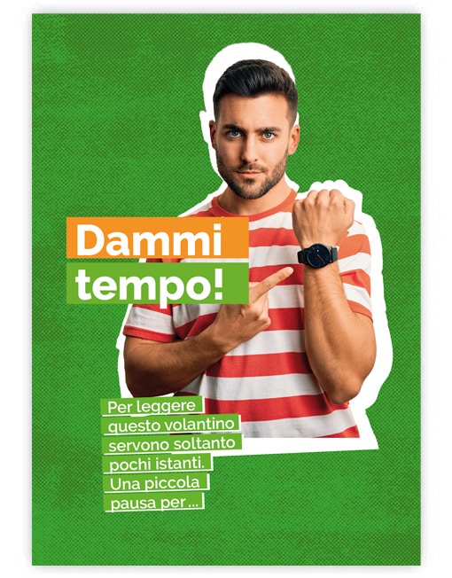 DAMMI TEMPO! (200 pieghevoli)