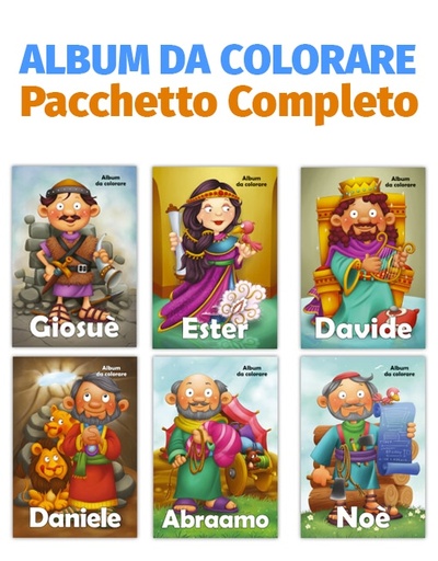 Album da Colorare PACCHETTO COMPLETO